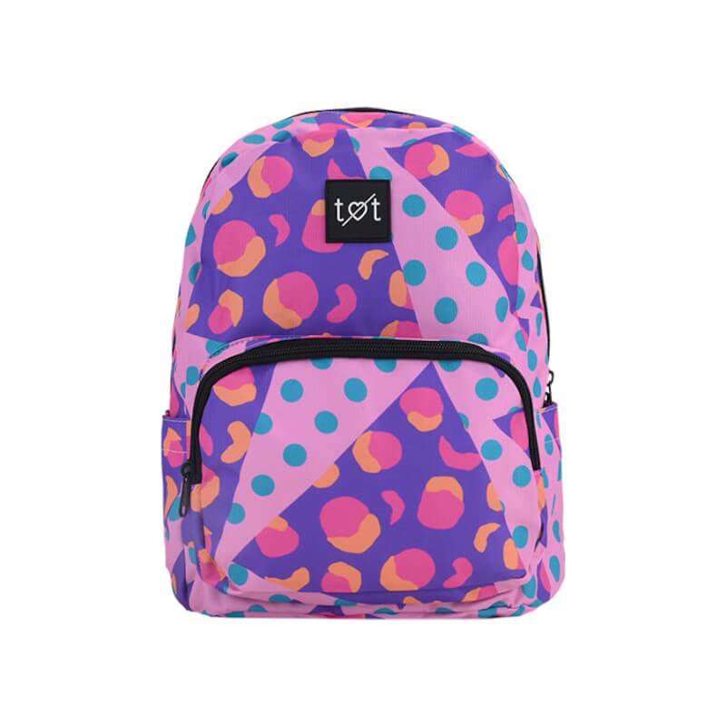 Teeter Totter Παιδικό Backpack - Dancing Dots Pink