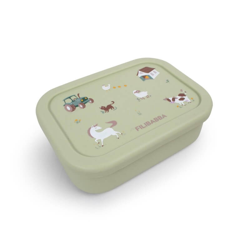 Filibabba Lunch Box - Bog Green