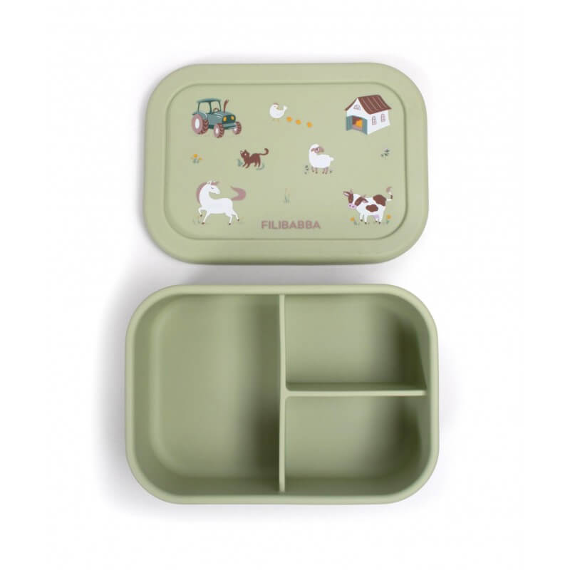 Filibabba Lunch Box - Bog Green