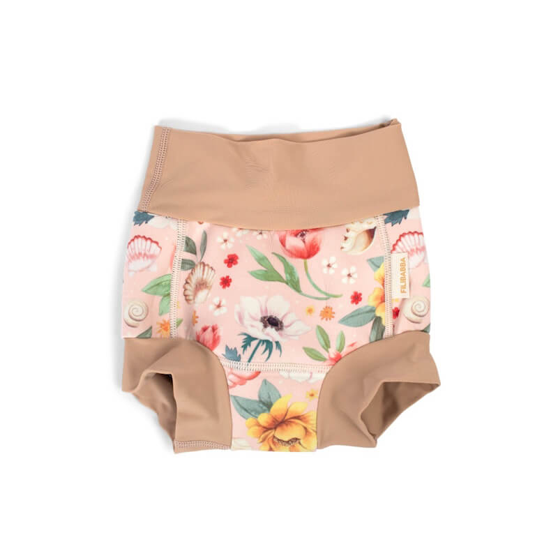 Filibabba Lucca 1st Swim Pants - Oceans Blossoms
