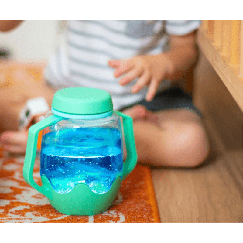 Glo Pals Sensory Jar –  Green Lucky charm