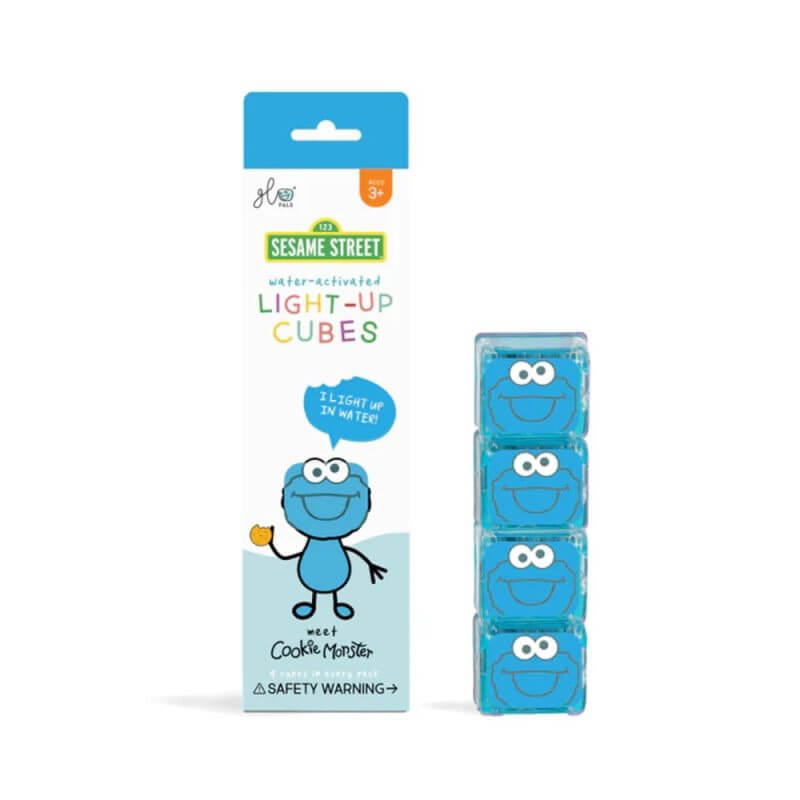 Glo Pals 4 Pack Light Up Cubes – Cookie Monster