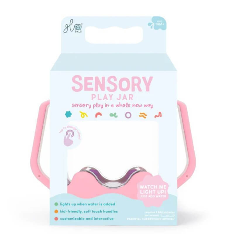 Glo Pals Sensory Jar –  Pink Bubblegum