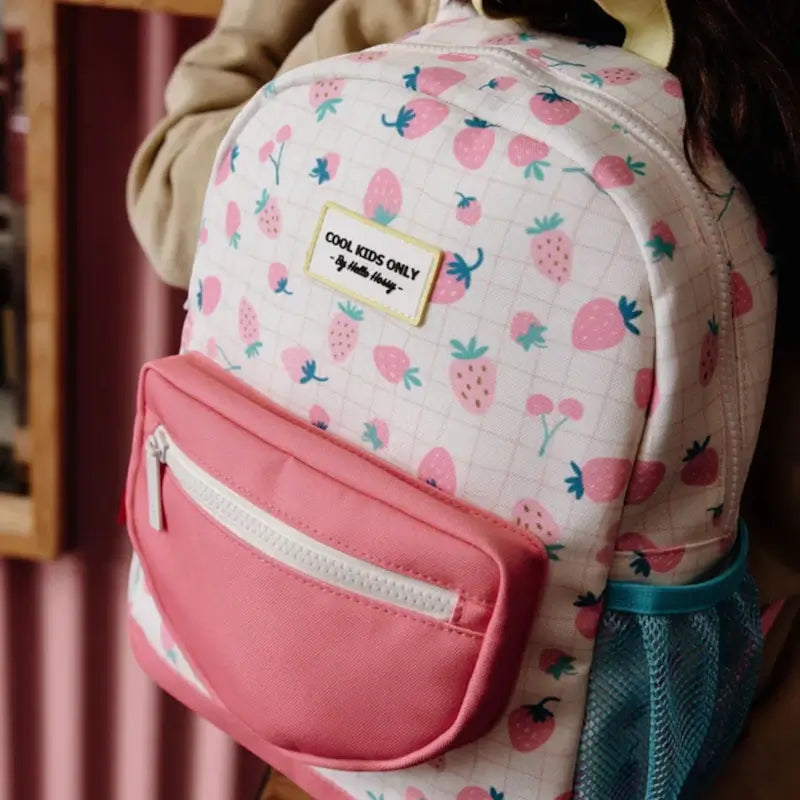 Hello Hossy Large Backpack Berry Bloom 6+ετών