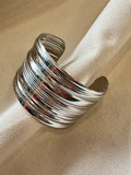 Brass Bangle - Silver