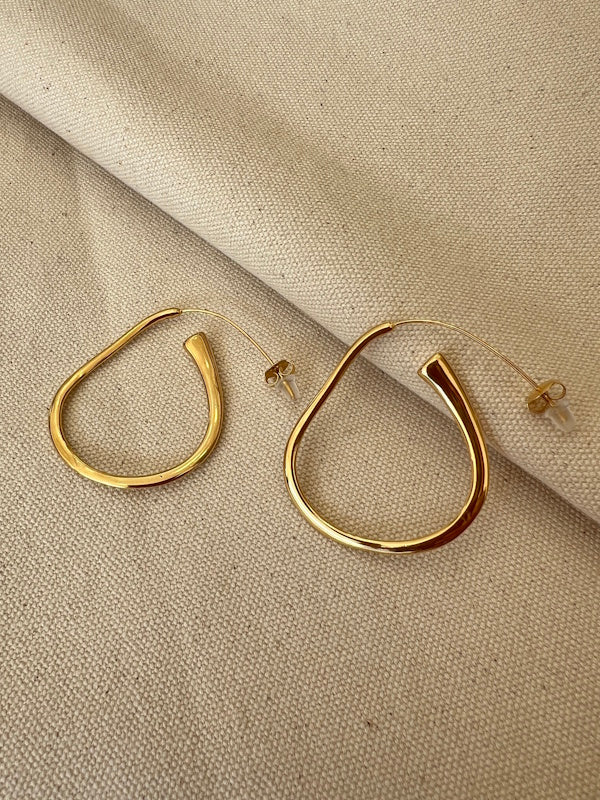 Slay Earrings in Gold