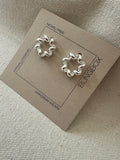 Spring Earrings in Silver