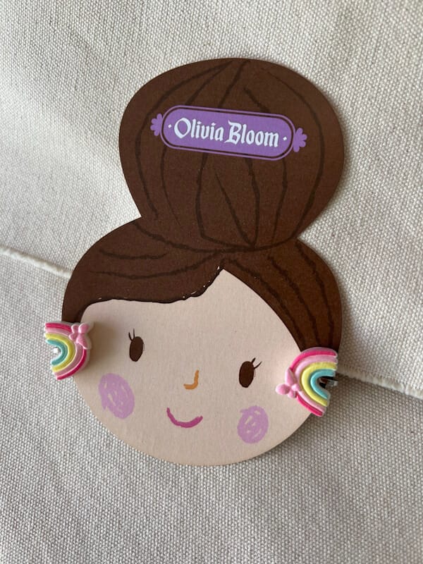 Olivia Bloom Mini Clip-ons Rainbow