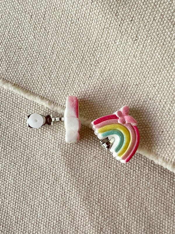 Olivia Bloom Mini Clip-ons Rainbow
