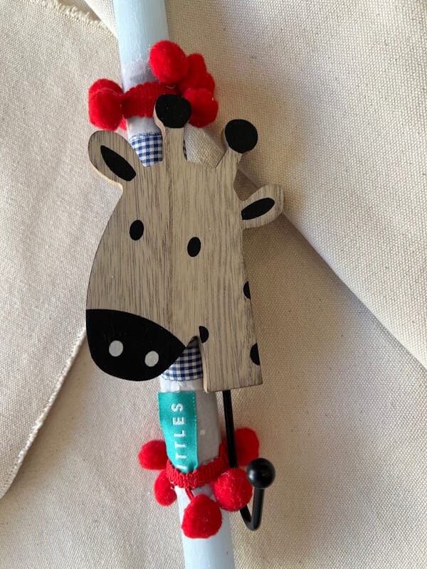 Littles Studio - Λαμπάδα Giraffe Hook