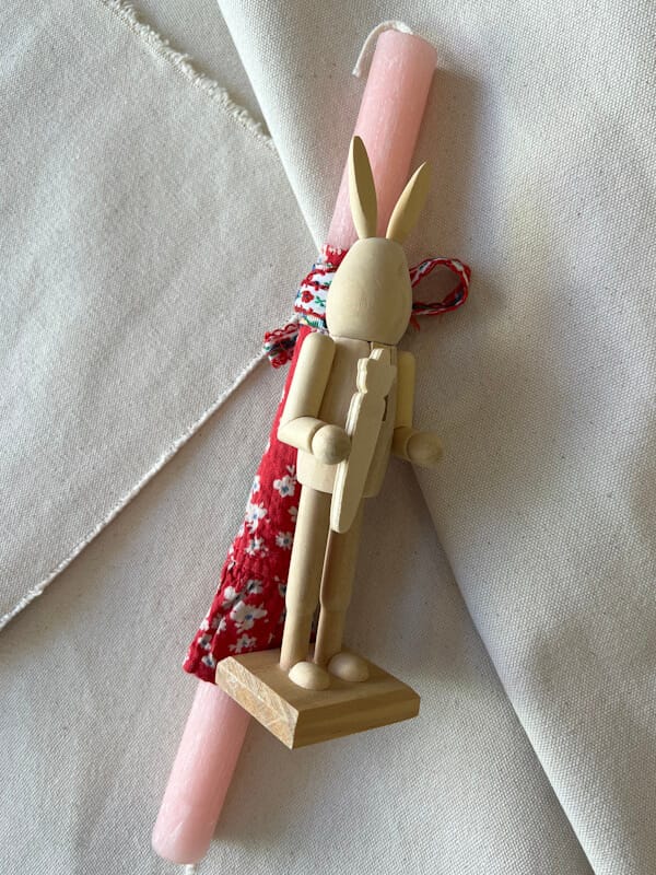 Littles Studio - Λαμπάδα DIY Bunny