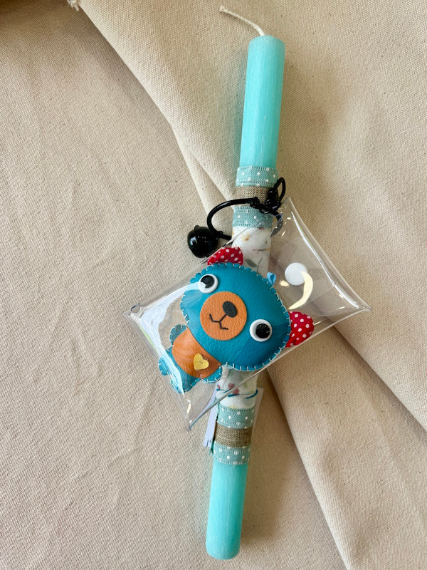 Littles Studio - Keyring Bear Pocket - Blue