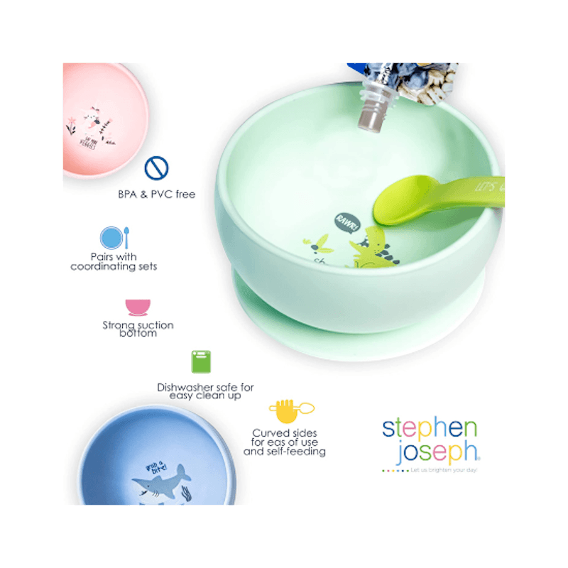 Stephen Joseph μπολ σιλικόνης - Dino