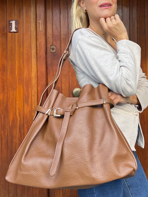 Frenze Tote Bag in Cognac