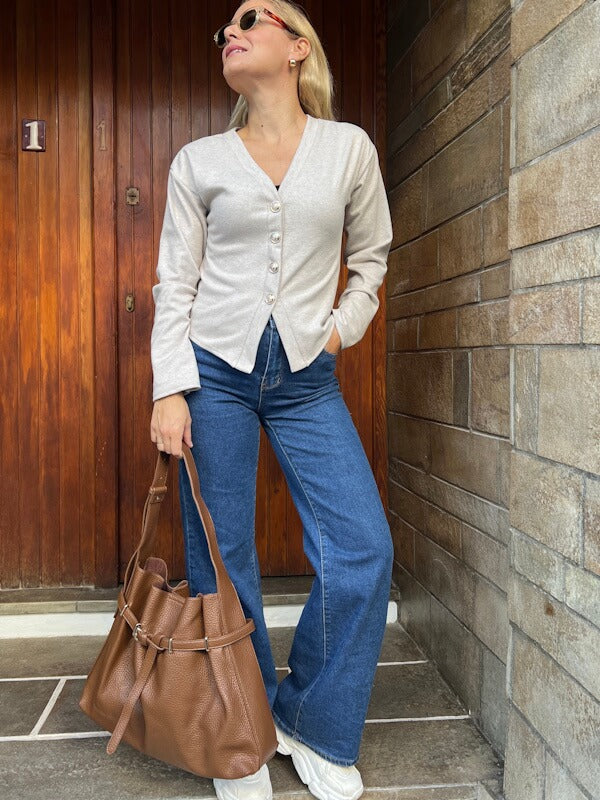 Frenze Tote Bag in Cognac