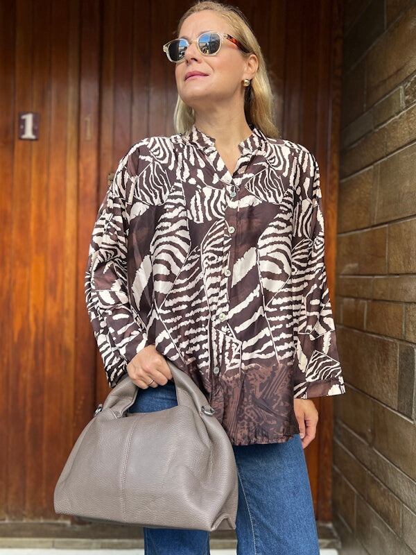 Innes Mini Tote in Cement