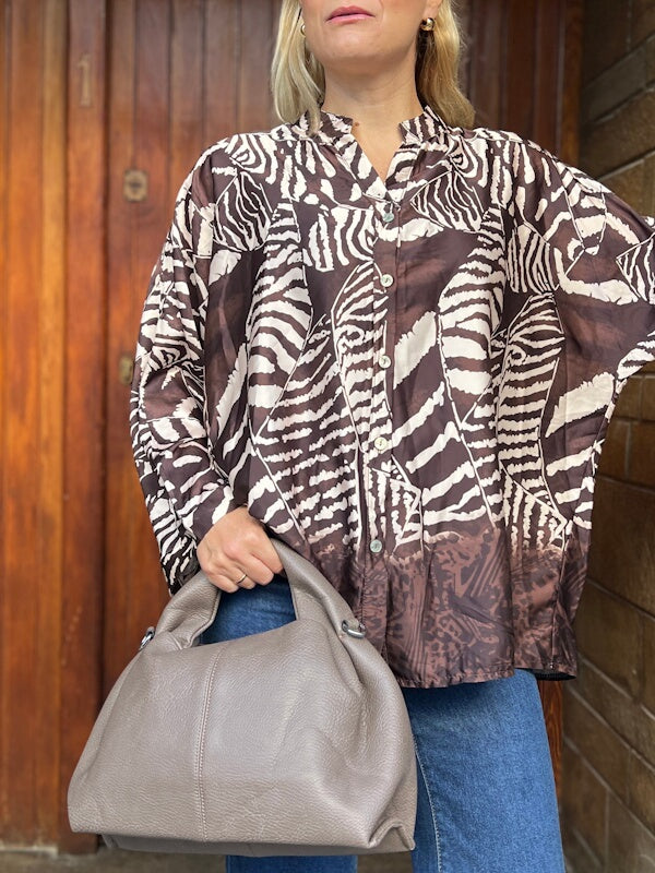 Innes Mini Tote in Cement