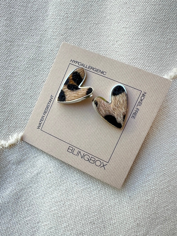 Pony leo Earrings - Silver