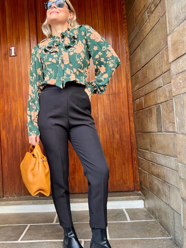 Bloom Pliet Shirt in Petrol