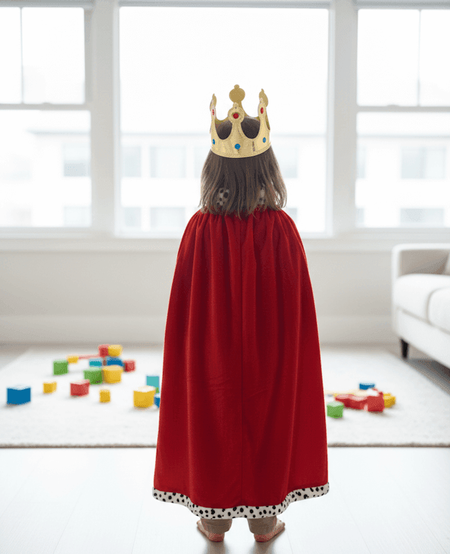 Huff & Puff King Cape & Crown Set