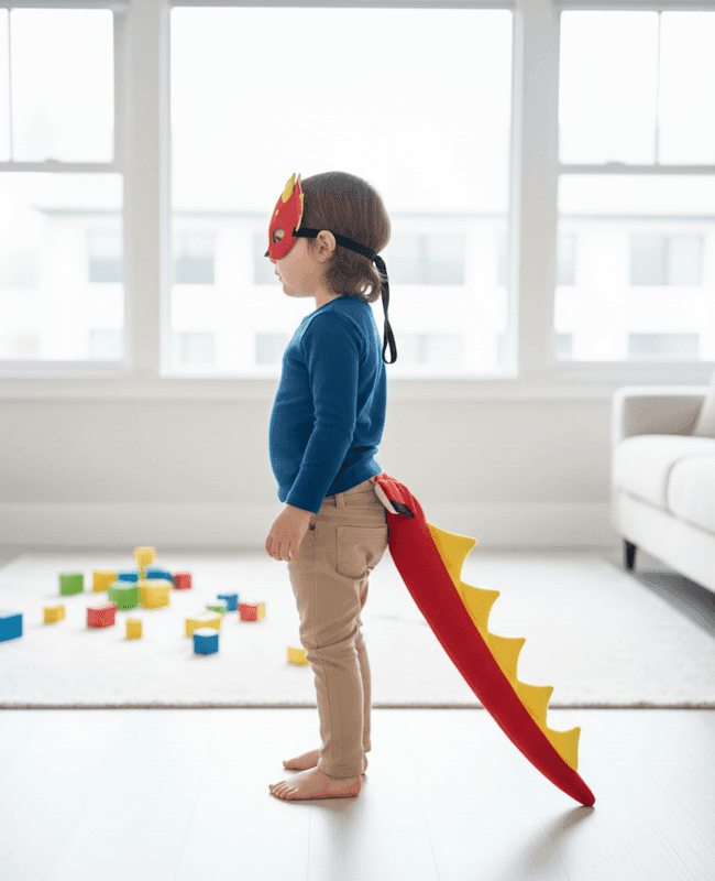 Huff & Puff Dragon Mask & Tail Set