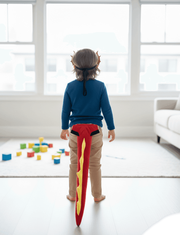 Huff & Puff Dragon Mask & Tail Set