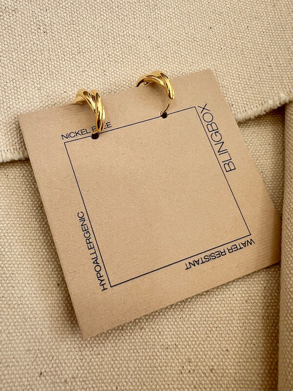 Hannah Earrings in Gold