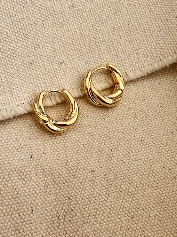 Hannah Earrings in Gold
