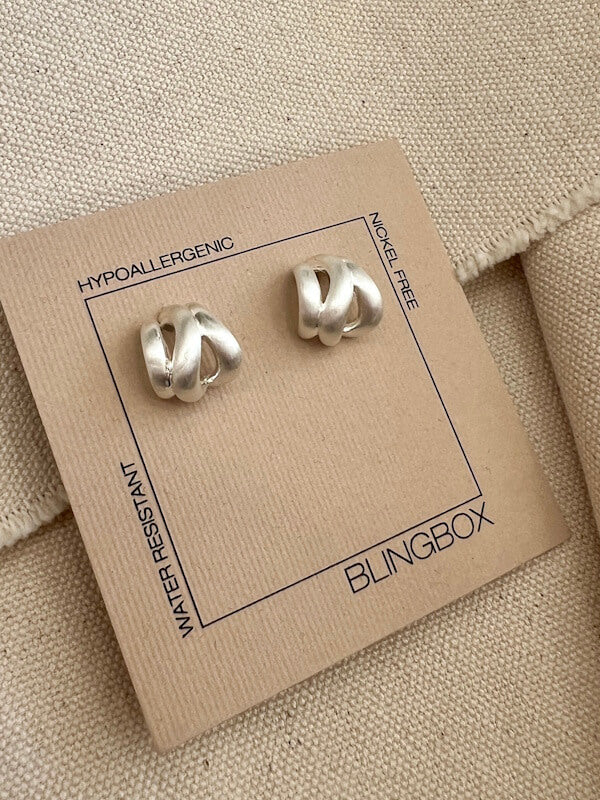 Triplet Earrings in Silver