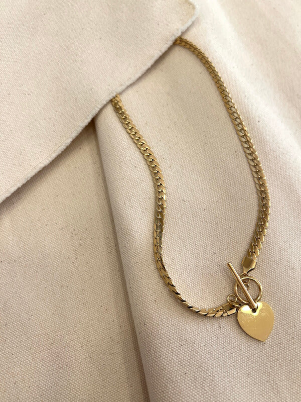 Treasured Heart Charm in Gold