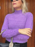 Teddy Knit in Purple