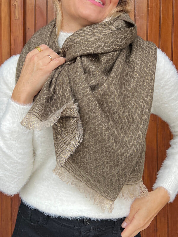 Beive Wrap Scarf in Mocca