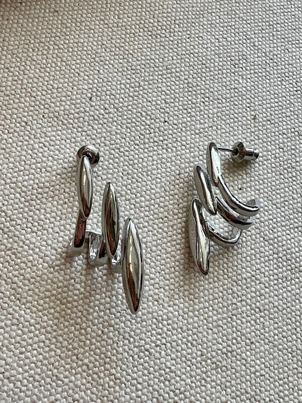 Rise Earrings - Silver