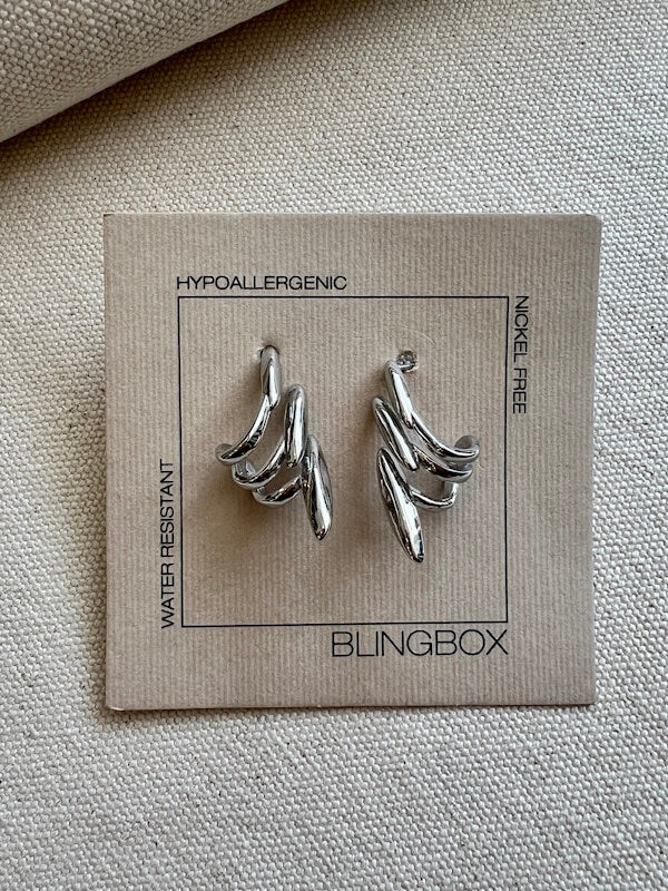 Rise Earrings - Silver
