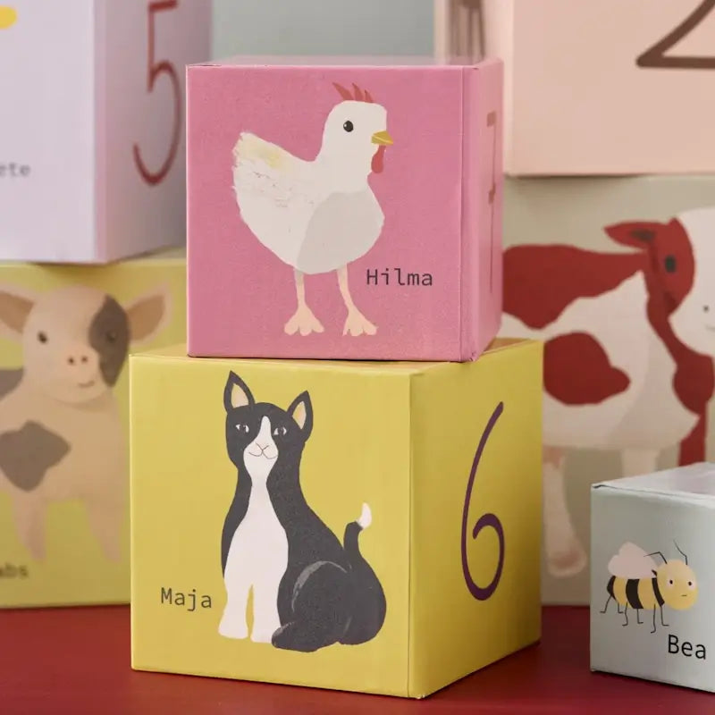 Kid's Concept Πυραμίδα ταξινόμης 10 κύβων με αρίθμηση Aiden