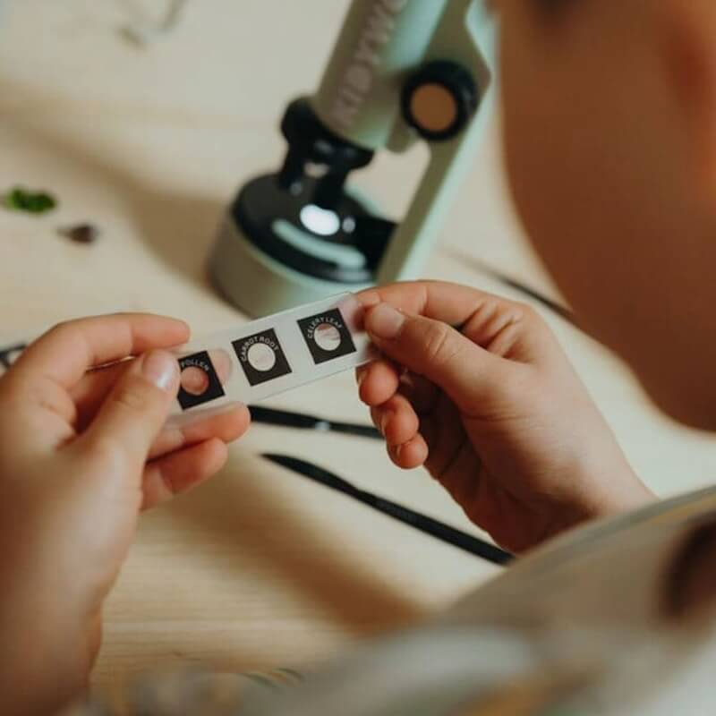 KIDYWOLF Παιδικό φορητό μικροσκόπιο με δείγματα & εργαλεία