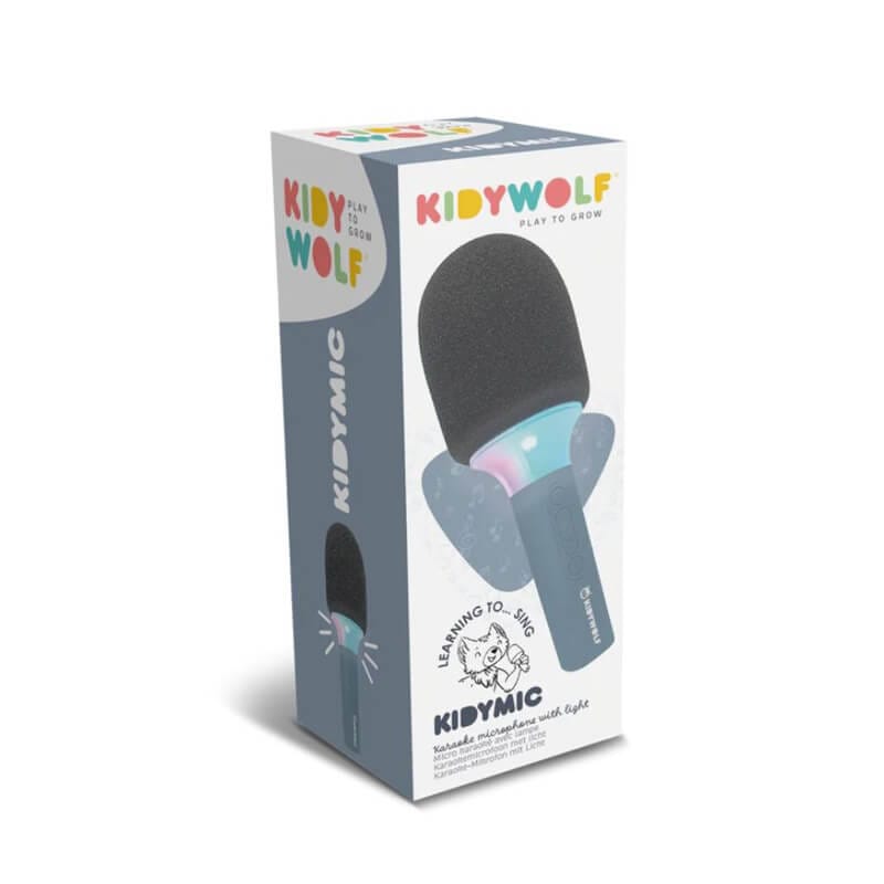 KIDYWOLF Μικρόφωνο Karaoke επαναφορτιζόμενο με φως & bluetooth- Επιλέξτε χρώμα
