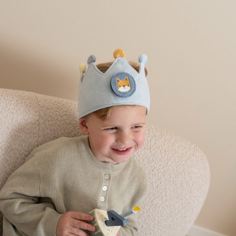 Little Dutch Στέμμα γενεθλίων με αριθμούς Μπλε