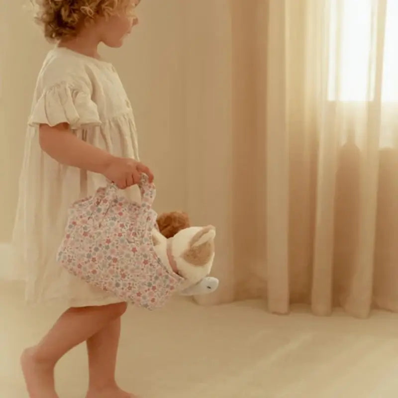 Little Dutch Υφασμάτινη γατούλα Marley σε καλαθούνα