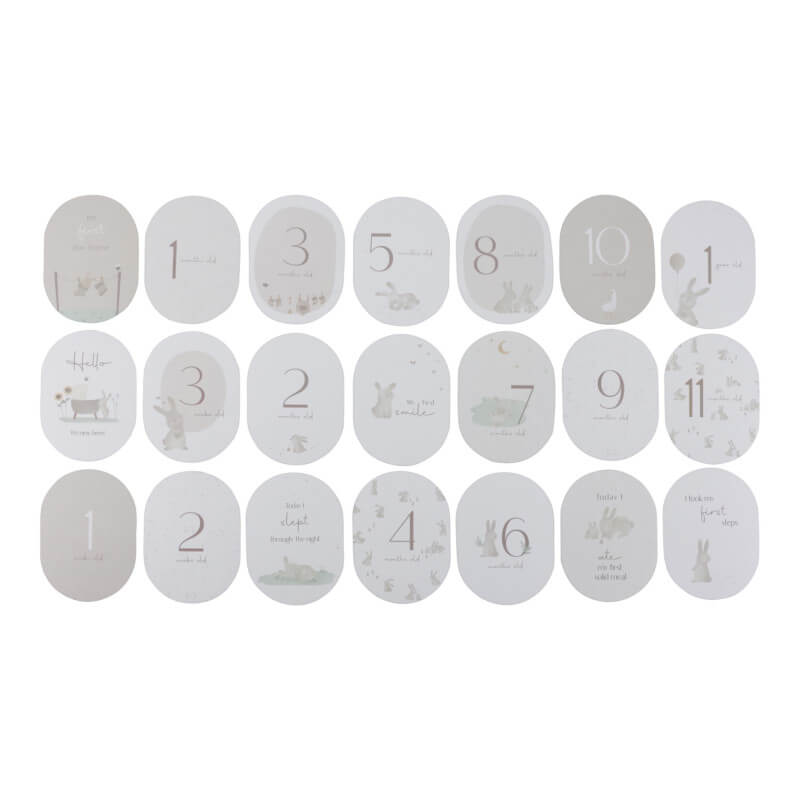 Little Dutch Αναμνηστικές κάρτες - Milestone Cards Baby Bunny