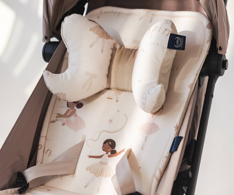 La Millou Organic Προστατευτικό Καροτσιού Berry Henry Velvet Rafaello (3 σημειων)