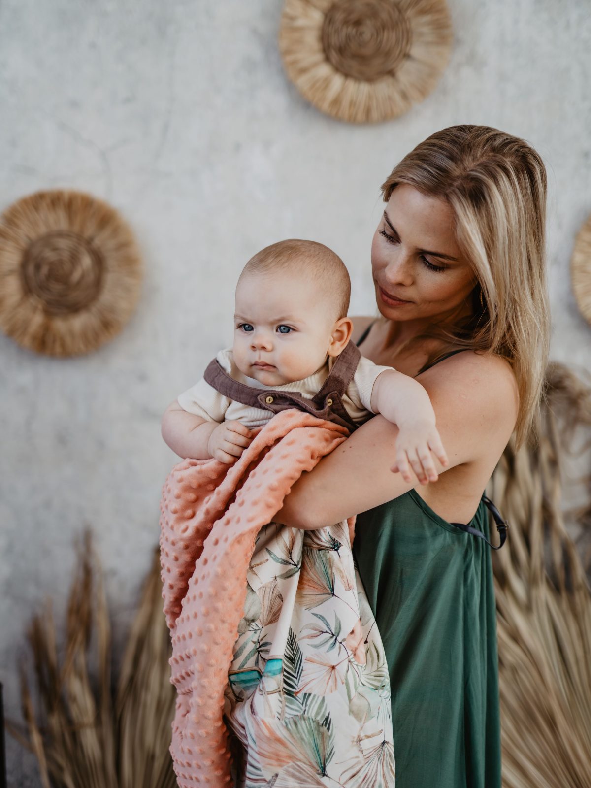 La Millou Λεπτή Κουβερτα Tiger Jerry Forest Green'