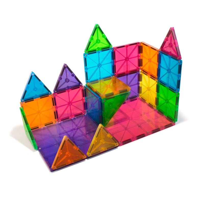Μαγνητικά Πλακίδια Magna-Tiles Clear Colors 32τμχ