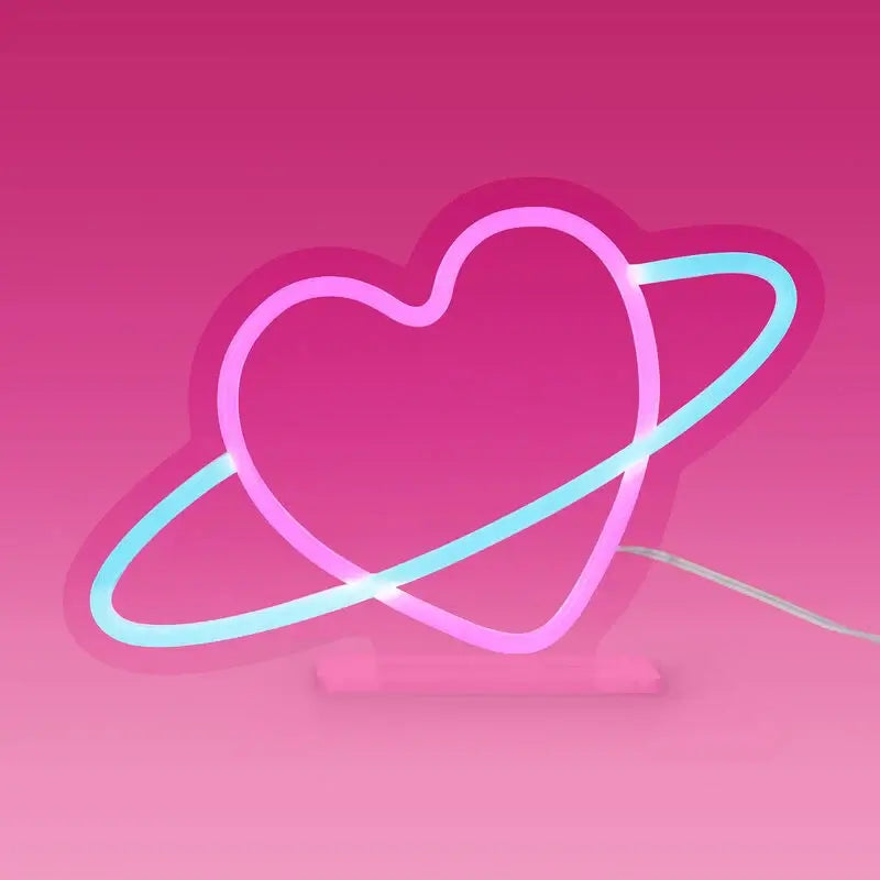 Legami  Neon Led Light It's A Sign Planet Heart