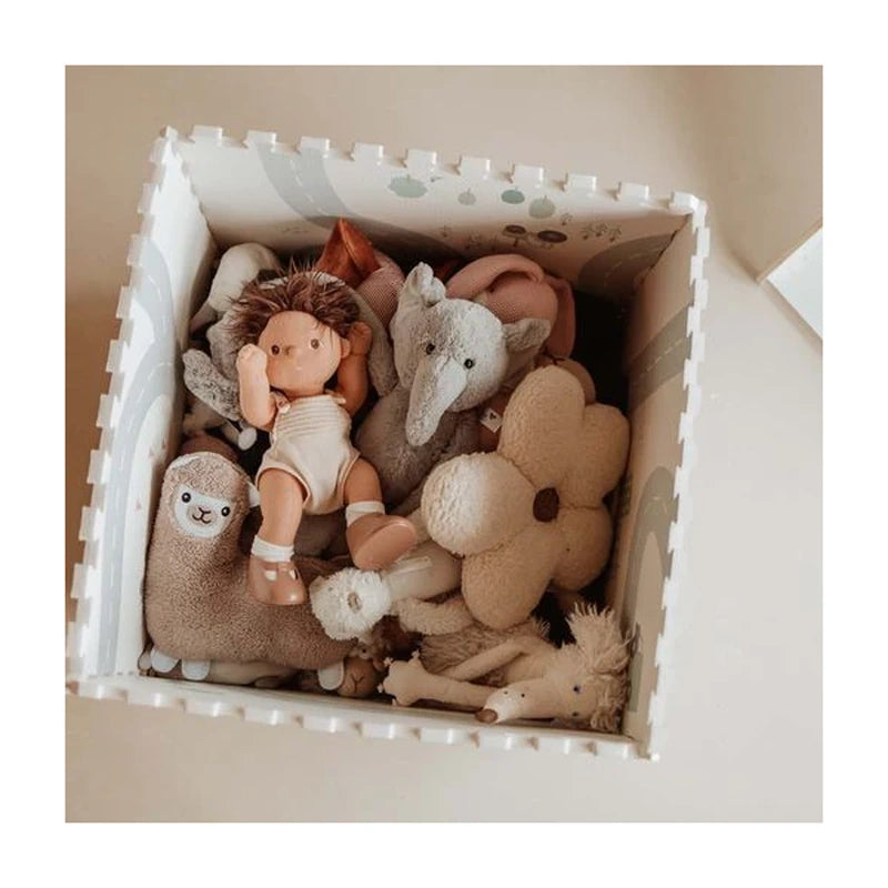 Play & Go Στρωματάκι-παζλ διπλής όψης - κουτί αποθήκευσης - Δρόμος