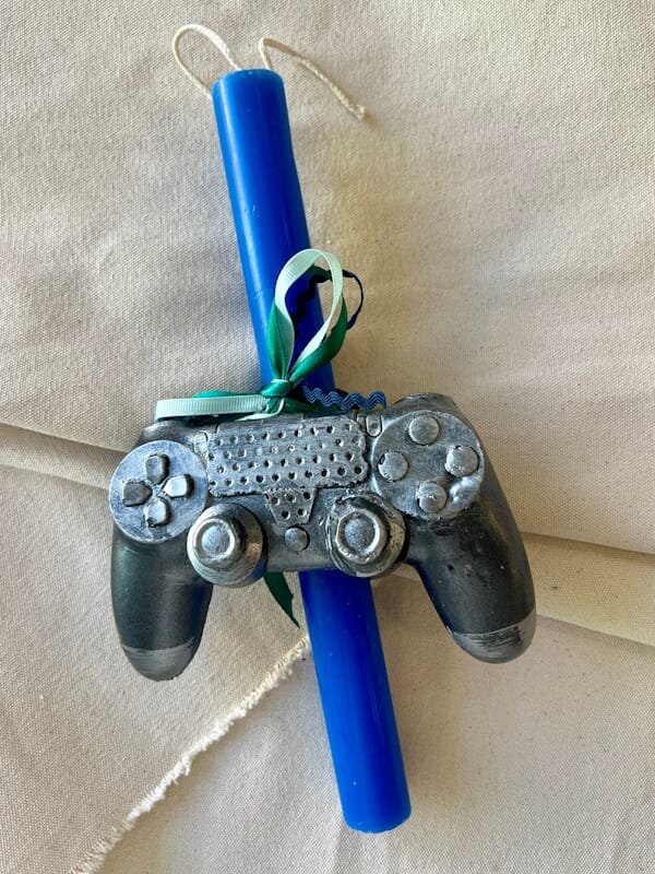Handmade 3D PS Controller Λαμπάδα