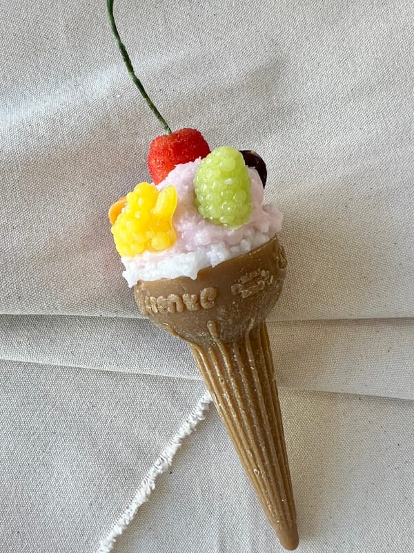 Handmade 3D Ice Cream Cone Λαμπάδα