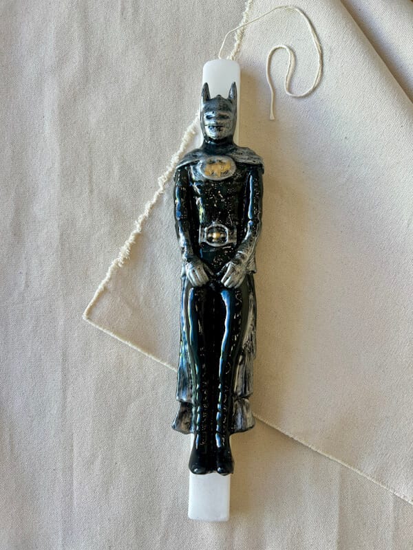 Handmade 3D Batman Λαμπάδα