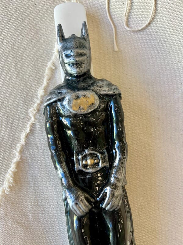 Handmade 3D Batman Λαμπάδα