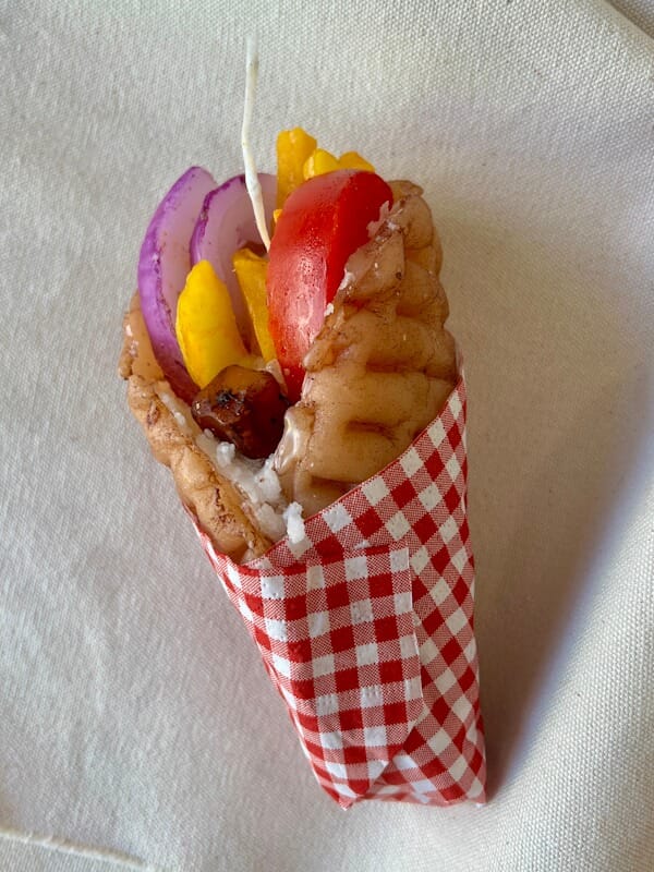 Handmade 3D Souvlaki Λαμπάδα